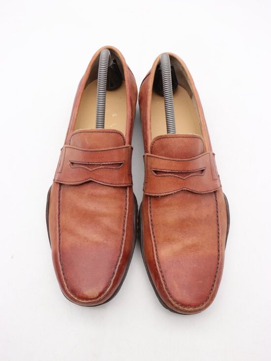Salvatore Ferragamo Men\'s Size EU 41 Brown Leather Loafer Slip On Shoes main image 4